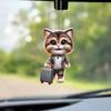 Cross-border Novo 2D adorável gato acrílico material plano carro pendurado mochila acessórios decoração para casa