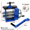 Prensa Manual para Joyería, Prensa Manual de Manivela Ahorradora de Mano para Tiras, Máquina Pequeña para Procesamiento de Pulseras de Aro de Oro y Plata para Aplanar, Redondear y Dar Forma Triangular