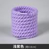 Cordones Redondos de Poliéster-Algodón Trenzados de Tres Hilos, un Par de Zapatos Casuales Versátiles, Zapatos Deportivos, Cordones de Algodón y Lino, un Par Blanco