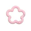Colgante Redondo Cuadrado con Forma de Corazón Colorido Cadena para Teléfono Móvil Llavero Accesorios Hechos a Mano DIY Venta al por Mayor
