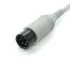 Aguja de Electrodo 2.0 con Línea de Conexión de Vaina Línea de Fisioterapia Línea de Derivación de ECG de Cinco Conductores de 6 Pines Línea de Accesorios para Monitor