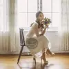 Vestido Blanco de Satín con un Toque Súper de Hada, Incrustaciones de Encaje, Elegante Vestido de Dama de Honor, Vestido de Noche Vintage y Elegante