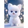 Cachorro Pomerânia Fofo Celebridade da Internet Super Fofo Adesivos Decoração Personalizada Banheiro Geladeira Adesivos para Carro Elétrico Quarto das Crianças