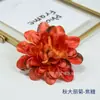 Decoração de casamento de dália artificial flor de seda atacado chapéu de palha flor decorativa tecido de lã flor bonita flor Mori arranjo de flor de parede
