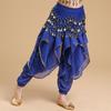 Novo vestido de dança indiana infantil para performance em dança do ventre, calças de dança infantil, calças de prática de dança, calças giratórias Phnom Penh