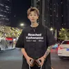 Camiseta de Manga Corta Tie-Dye para Hombre Estilo Americano Verano 2026 Nueva Holgada Juvenil Tendencia High Street Top de Cuello Redondo Ropa de Hombre