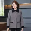 Nuevo Abrigo de Otoño 2026 para Madres, Chaqueta para Señoras Elegantes de 50 Años, Top de Lana para Primavera y Otoño para Mujeres de Mediana Edad y Mayores