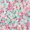 Bloque de construcción con forma de corazón, slime para armar tú mismo, relleno para bolas squishy hecho a mano, materiales al por mayor para hacer bolas squishy
