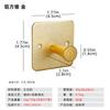 Ganchos Personalizados para Baño y Cocina, Ganchos Adhesivos sin Perforación, Ganchos sin Rastro para Puerta de Baño sin Perforación, Ganchos Individuales