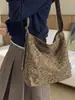 Bolso nuevo de diseño exclusivo con estampado de leopardo, gran capacidad, bolso de hombro de moda, bolso cruzado, bolso de mano casual para el trabajo