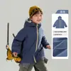 Ropa para Niños Chaqueta de Algodón con Capucha para Niños 2026 Invierno Nuevo Estilo Chaqueta Gruesa de Algodón para Niños Chaqueta de Algodón Cálida para Niños Grandes Otoño e Invierno