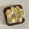Gomas Elásticas de Satén Sedoso Estilo Francés de Lujo Perezoso, Grandes y Pequeñas, para Mujeres, Gomas para el Cabello Coreanas, Accesorios Elásticos para el Cabello
