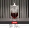Bolsas para Envasado de Jugo de Té con Leche, Bolsas Desechables para Bebidas de Jugo y Leche de Soya, Bolsas con Boquilla para Cerveza de Material de Grado Alimenticio