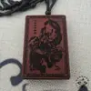 Pendente de madeira de jujuba de raio marca nove Tian Xuan feminino seis-Ding seis-prego Selo Divino etiqueta pingente instrumento