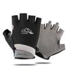 Q016 Guantes de Ciclismo de Primavera y Verano para Hombre, Delgados, para Pesca, Fitness, Seda de Hielo, de Piloto, con Dos Dedos al Descubierto