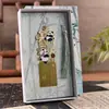 Caja de Regalo con Marcadores Culturales y Creativos de Panda Estilo Antiguo Exquisito Marcador de Metal con Borla Estilo Chino Pequeño Regalo para Estudiantes de Primaria y Secundaria