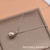 Collar de plata de ley S925 con forma de gota, estilo europeo y americano, joyería de nicho de alta calidad, collar ligero de lujo con diamantes, collar de clavícula para mujer, otoño