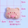Resina Rosto Brilhante Desenho Animado Fofo Animal de Estimação Comida Animal Pintinho Gato Panda Coelho Artesanal DIY Acessórios de Joias