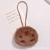 Novo chaveiro pingente de boneca capivara de pelúcia de desenho animado personalidade criativa ornamentos para celular capa de fone de ouvido decoração de bolsa