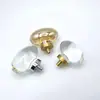 Venta al por mayor del fabricante de alta gama, lujo ligero, estilo europeo, huevo de paloma de cristal, tirador de cajón de un solo agujero, tirador de gabinete de mesita de noche, zapatero