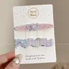 2026 Nuevo Pasador de Pelo de Dibujos Animados Pasador de Pelo Dulce con Lazo Pinza Lateral Exquisita de Gama Alta Pinza de Pato