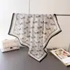 Patrón de Carruaje Patrón de Espiga Algodón y Lino Bufanda Cuadrada Pequeña Pañuelo para la Cabeza Imitación Terciopelo Chal Protección Solar Bufanda para el Cuello Bufanda para Mujer