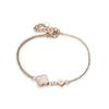 Pulsera de Diamantes Genuinos Más Vendida Transfronteriza, Pulsera de Diamantes de Alta Gama de Lujo Ligero, Pulsera Abierta de Nicho Estilo Ins, Accesorio de Joyería