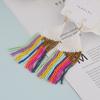 [Gran Venta de Verano 30% de descuento] Aretes de Cuentas de Arroz Estilo Étnico Nicho Joyería Hecha a Mano Borlas Bohemias Personalizadas