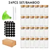 120ml Jarra de Vidro para Temperos Amazon Kitchen Garrafa de Temperos de Cominho Pote de Especiarias para Macarrão com Pimenta Conjunto Completo Atacado