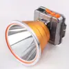 Sudeste Asiático Explosiones Transfronterizas Luz Fuerte Gran Capacidad LED Exterior Linterna Frontal Remota Recargable Linterna Frontal Batería de Litio