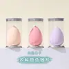 Venta al por mayor de huevos de belleza directos de fábrica empaque independiente gota de agua corte oblicuo puff de doble uso seco y húmedo huevo de calabaza para maquillaje puff