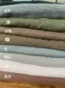 Tejido de Hilo Doble Teñido con Hilo de Algodón 40S Ropa de Casa Ropa para Confinamiento Traje para Planchar Pijama Juego de Cuatro Piezas Tejido al por Mayor Z1