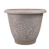 Exclusivo transfronteiriço para vaso de flores retrô redondo de grande diâmetro para suculentas de pátio chão fábrica de vasos de flores retrô atacado