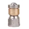 Boquilla desatascadora de alcantarillas, boquilla para máquina de limpieza de alta presión, boquilla para limpieza de tuberías, accesorios desatascadores