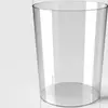 Papelera de gran capacidad para oficina, dormitorio, lujo ligero, sala de estar, hogar, cubo de basura transparente, baño, cocina, papelera