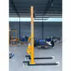 Apilador Eléctrico Pequeño Tipo Elevador, Equipo de Transporte de Losa de Piso para Obra, Plataforma Elevadora de Carga y Descarga Totalmente Automática