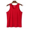 Chaleco Interior para Hombre Rojo Grande Carácter Fu Boda Festivo Año de Nacimiento Ropa Interior Base
