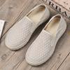 Zapatos de Verano para Hombre Nuevos Zapatos de Malla Transpirables Calzado Casual Transpirable para Hombre Tallas Grandes Zapatos Individuales Diarios para Exteriores para Hombre