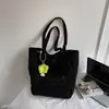 Bolsa de Tote Casual de Dibujos Animados Coreanos 2025 Nueva Otoño e Invierno Bolsa de Hombro de Gran Capacidad Ligera Versátil para el Trabajo Bolsa de Axila