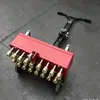 Máquina de picar hormigón de empuje manual para un picado uniforme y previene el astillado de los dientes; máquina despicadora de pisos de concreto