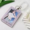 Estilo ins tarjetero color macarrón ladrillo para tarjetas goo para tarjetas placa goo película para tarjetas protector de escritorio tarjetero acrílico rígido