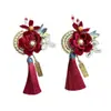 Corsage de Boda de Estilo Chino de Alta Calidad Flor de Muñeca para Boda Productos de Boda de Estilo Occidental Flor para Ceremonia de Apertura