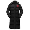 Abrigo de Forro Polar para Deportes de Equipo Chino Abrigo de Algodón Engrosado de Invierno para Entrenamiento de Fútbol Abrigo Extendido Hasta la Rodilla para Entrenamiento de Baloncesto de Invierno