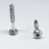 Tornillos no estándar M6*40 de cabeza hexagonal con cabeza plana redonda de paraguas, tornillos autorroscantes de media rosca con cola plana