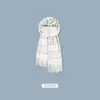 Nova Coleção de Lenços Xadrez Estilo Coreano do Fabricante para Mulheres, Atmosfera de Inverno, Quente, Versátil, Fofo, Cachecol para Pescoço Estilo Faculdade, Transfronteiriço
