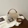 Bolso de Felpa de Alta Gama Otoño/Invierno para Mujer 2026 Nuevo Bolso de Mano Versátil Esponjoso Bolso de Hombro para el Trabajo Lindo Bolso Peludo