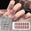 Pegatinas para Manicura en Gel sin Luz Gradiente Igual que las Celebridades de Internet Color Caramelo Pegatinas de Uñas de Verano Película de Esmalte de Uñas Duraderas Impermeables