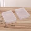 Caja de Plástico Cuadrada Transparente Caja Cuadrada Guka Caja para Audífonos Caja de Almacenamiento Cuadrada Caja para Abalorios Accesorios Rectangulares para Aparejos de Pesca