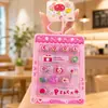 Chaveiro Criativo Decompressão Luz Piscante Sanrio 5 Teclas Pingente Teclado Cor Gelatina Transparente para Bolsas de Estudante Pequeno Presente