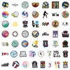 50 Pegatinas Deportivas de Voleibol Creativas para Patineta, Taza de Agua, Cuaderno, Equipaje, Graffiti Decorativo Impermeable Pegatinas Venta al por Mayor